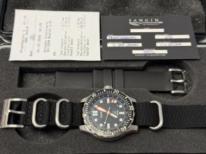 SANGIN Professional TAD Addition Number 28 Brushed Metal Divers Bezel. Rare