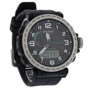 Casio Pro Trek Men's Black Dial Triple Sensor Solar Powered PRG601-1