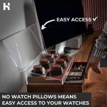 Premium Wooden Watch Display Case for 7 Watches