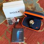 DOXA Sub 200T Searambler Automatic Divers Wristwatch Box & Papers 804.10.021.20