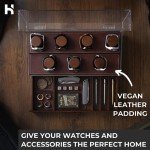 Premium Wooden Watch Display Case for 7 Watches
