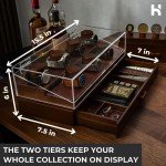 Premium Wooden Watch Display Case for 7 Watches