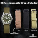 Smith & Wesson Men's Military Multi-Canvas Strap Watch