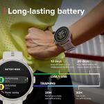 Suunto Run Running GPS Sports Watch 1.32" AMOLED Frost Gray New!!!