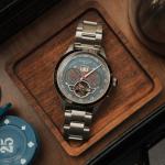 Thomas Earnshaw Baron Stainless Steel 43mm Automatic Wristwatch ES-8187-44