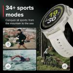 Suunto Run Running GPS Sports Watch 1.32" AMOLED Frost Gray New!!!