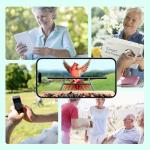 BBPECO Solar Powered Bird Feeder Camera, 3L Capacity Smart Feeder for AI Identify Over 10000 Species, Cloud Storage, Auto Capture & Instant Arrival Alerts, Ideal Bird Lovers Gifts