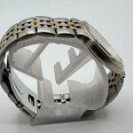 Hands of Irish Fellowship by Glycine Quartz Watch Men Dual Tone New Batter 7.25"