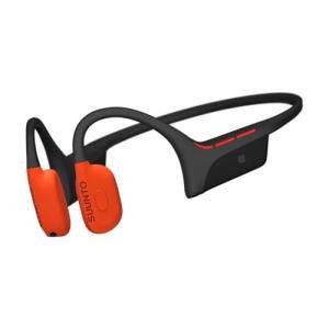 SUUNTO Wing 2 Open-Ear Bone Conduction Headphones, Wireless Bluetooth Earphones, Running Sports, IP66 Waterproof, Head Movement Control, Safety LED Lights, 12H Playtime+24H Powerbank, Coral Orange
