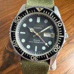 Vintage 70’s/80’s Citizen Quartz “Seven” Men’s Dive Watch Works VG