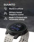 SUUNTO Vertical Adventure GPS Steel Watch Black Sand Offline Map with Power Bank