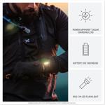 Garmin fēnix® 8 – 47 mm, Solar, Sapphire, Premium Multisport GPS Smartwatch, Long-Lasting Battery Life, Dive-Rated, Built-in LED Flashlight, Carbon Gray DLC Titanium with Pebble Gray Band