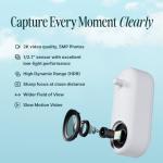 Birdbuddy Smart Non-Solar Pro Hummingbird Feeder with Camera - AI Bird Identification, 2K Video, 5MP Photos, Outdoor Hanging, Gift for Bird Watching