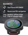 SUUNTO Vertical Adventure GPS Steel Watch Black Ruby Offline Map Large Screen