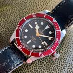 TUDOR Black Bay Red 79220R "Smiley Rose" 41mm Automatic Divers Watch - Mint