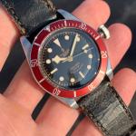 TUDOR Black Bay Red 79220R "Smiley Rose" 41mm Automatic Divers Watch - Mint