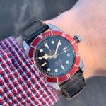 TUDOR Black Bay Red 79220R "Smiley Rose" 41mm Automatic Divers Watch - Mint