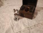 Vintage K & D Co. Series 600 staking set in wood box - Watch repair Tools