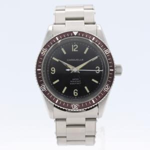 Vintage 36mm 1970 Caravelle 2876DP Devil Diver Men's Automatic Wristwatch 666Ft