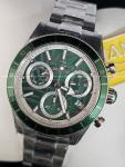 Invicta / GLYCINE 5 Five Elements WOOD Green Swiss Z60 Chronograph mens watch