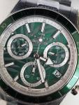 Invicta / GLYCINE 5 Five Elements WOOD Green Swiss Z60 Chronograph mens watch
