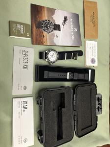 Marathon GSAP WW194006NGM 41mm Silver Stainless Steel with Black Rubber Band