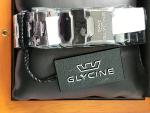 Glycine GL1008 Combat Wrist Watch for Men chronograph rosegold 42mm black quartz