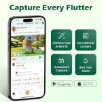 Bird Feeder with Camera, Smart Bird House with Cam for Outside, 2K HD Auto Record Video, AI Identification & Instant Alerts, Solar Powered, Bird Watching Gifts for Family and Birdlovers