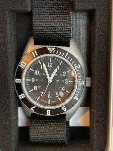 Marathon Navigator Watch Steel USAF Type Quartz w/ Date 41mm New Military Watch