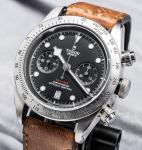 Tudor Heritage Black Bay Chrono 41mm Chronograph Papers Deploy Steel 79350