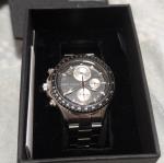 Filippo Loreti Chronograph Date Black Dial Stainless Steel Watch Box Manual
