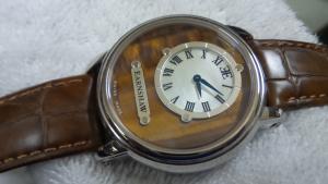 Rare EARNSHAW LIMITED EDITION   199/200  TIGEREYE MEN'S LUXURY DRESS WATCH