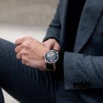 Thomas Earnshaw Heritage Longitude Shadow Stainless Steel 44mm Automatic Wristwa