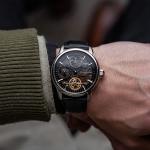 Thomas Earnshaw Heritage Longitude Shadow Stainless Steel 44mm Automatic Wristwa