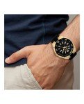 Versus Versace Men's 48mm Gold Strap Watch