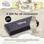 Disney Elegant Winnie The Pooh Women’s Watch Featuring Classic Pooh Dial with Roman Numerals – Beautiful Gift Fans and Collectors – Two-Tone Silver and Gold Case and Link Bracelet