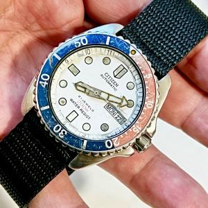 VTG Citizen NY2300 Pepsi Automatic 200m Cal. 8200 Japan Men’s 42mm Diver Watch