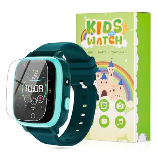 OKYUK 4G Kids Smart Watch with GPS Tracker & SOS Alert - Video Call, 2-Way Calling, Chat, App - with SIM Card for Ages 4-12 - Perfect Educational Gift (Green)