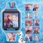Frozen II Kids Smartwatch - Interactive Touchscreen with 10 Custom Watch Faces, Camera, Games, Alarm, Step Tracker & More - for Girls with Elsa & Anna Silicone Strap - Fits Wrists 5.5'' to 8.0"