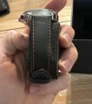 Filippo Loreti Ascari Sport Steel Chronograph Black Dial With Black Leather