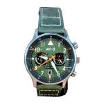 AVI-8 Men Green Dial Leather Band Quartz Watch - AV-4088-02