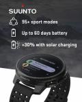 SUUNTO Vertical Adventure GPS Steel Watch All Black Offline Map Large Screen