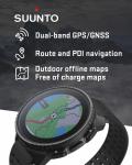 SUUNTO Vertical Adventure GPS Steel Watch All Black Offline Map Large Screen