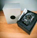 AVI-8 Men Green Dial Leather Band Quartz Watch - AV-4088-02