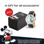 Disney Donald Duck Watch Men – Vintage-Inspired Donald Duck Watches for Men – Stylish & Fun Watch for, Gift – Classic 's Watches with White Dial, Black Leather Strap