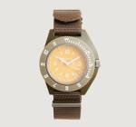 Marathon Watch Company J.Crew Pilot's Navigator with Date Watch Altitude Orange