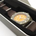 Marathon Watch Company J.Crew Pilot's Navigator with Date Watch Altitude Orange