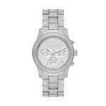 Michael Kors Classic Silver Glitter Watch