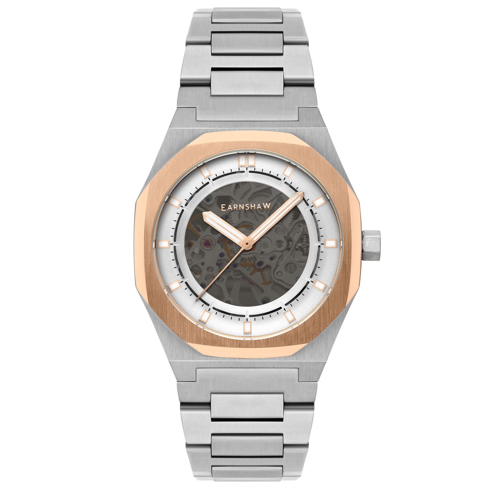 Thomas Earnshaw Discovery Drake Stainless Steel 42mm Automatic Wristwatch