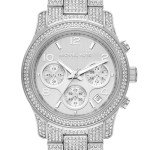 Michael Kors Classic Silver Glitter Watch